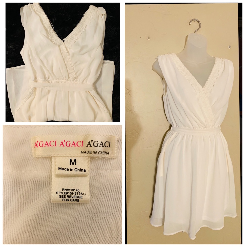 Agaci white dress